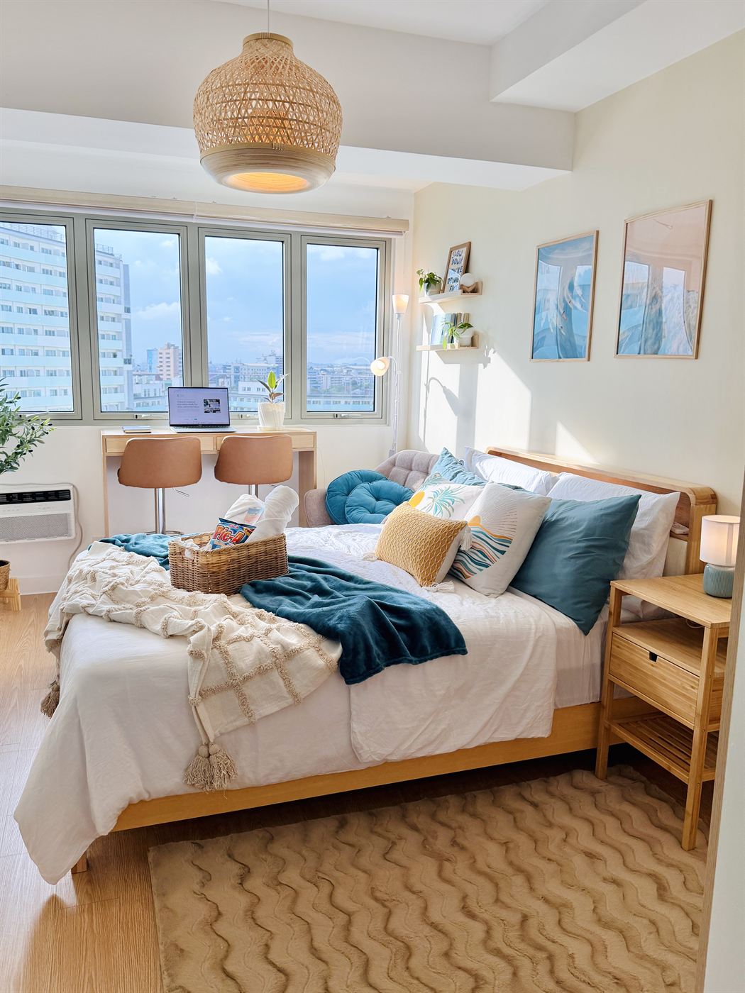 Bedroom with view